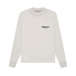 ESSENTIALS Fear of God Long Sleeve Mock Neck T-Shirt *AUTHENTIC*